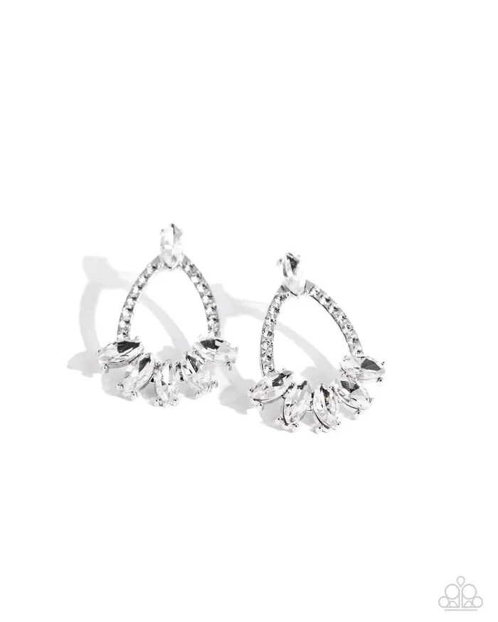 Paparazzi Earring Experience Elegance White Paparazzi Jewelry Earrings Paparazzi Earring Experience Elegance White Paparazzi Jewelry Earrings
