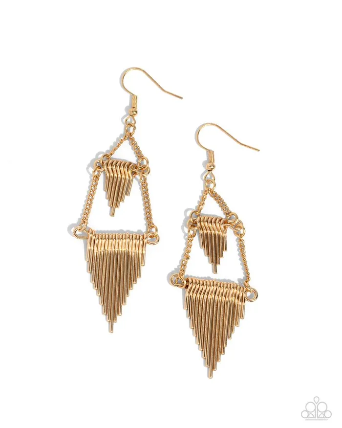 Paparazzi Earring Greco Grotto Gold Paparazzi Jewelry Earrings Paparazzi Earring Greco Grotto Gold Paparazzi Jewelry Earrings