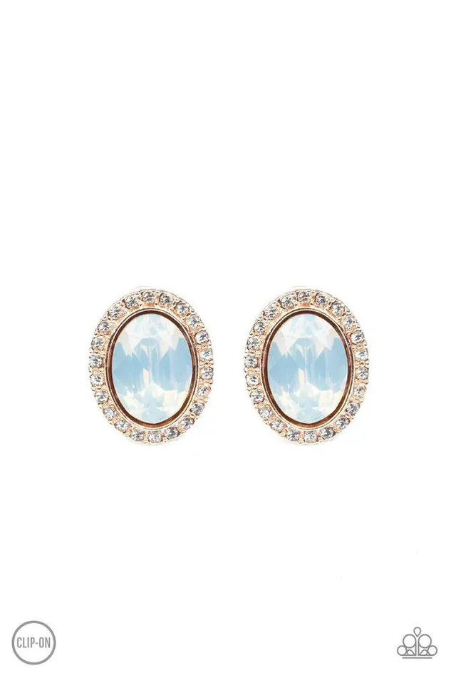 Paparazzi Earring Have A GLOW At It Gold Paparazzi Jewelry Earrings