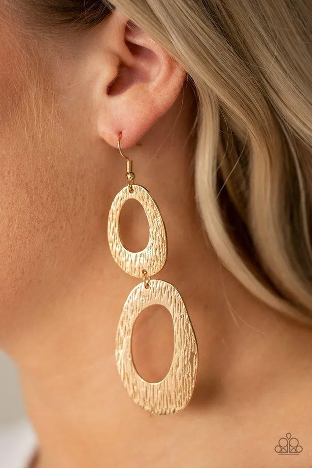 Paparazzi Earring Ive SHEEN It All Gold Paparazzi Jewelry Earrings Paparazzi Earring Ive SHEEN It All Gold Paparazzi Jewelry Earrings