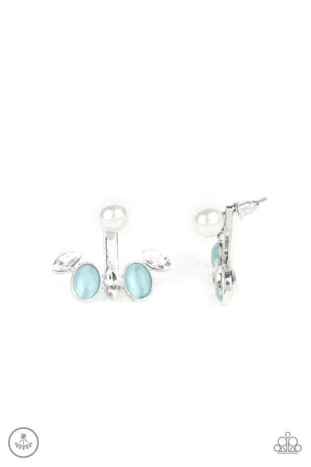 Paparazzi Earring Modern Sophistication Blue Paparazzi Jewelry Earrings