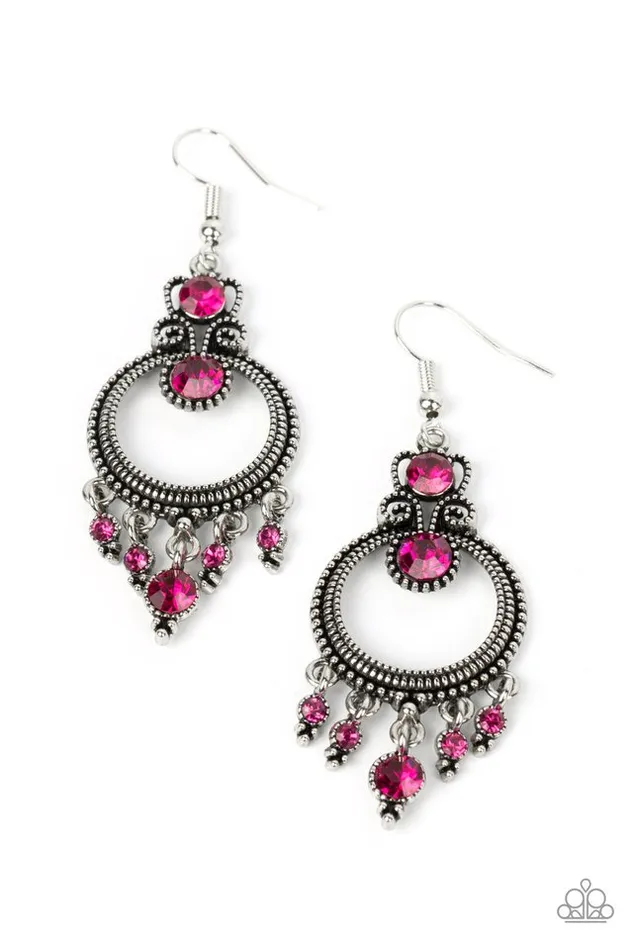 Paparazzi Earring Palace Politics Pink Paparazzi Jewelry Earrings Paparazzi Earring Palace Politics Pink Paparazzi Jewelry Earrings