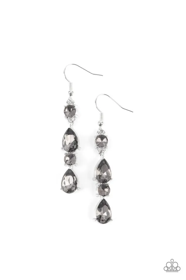 Paparazzi Earring Raise Your Glass to Glamorous Silver Paparazzi Jewelry Earrings Paparazzi Earring Raise Your Glass to Glamorous Silver Paparazzi Jewelry Earrings