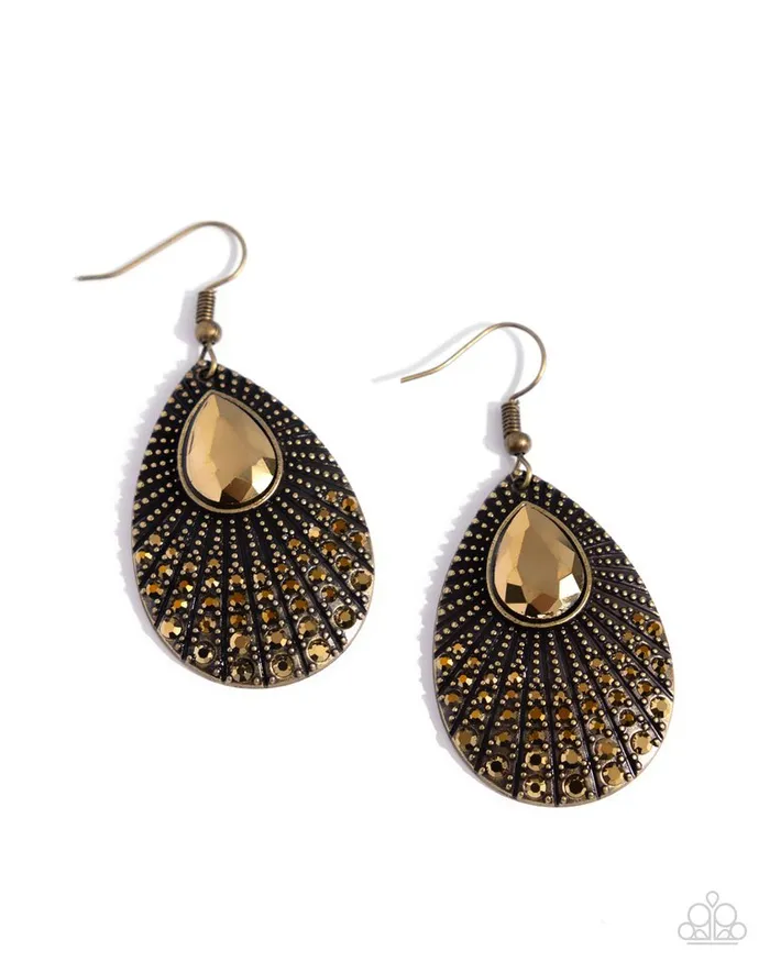 Paparazzi Earring Urban Relic Brass Paparazzi Jewelry Earrings Paparazzi Earring Urban Relic Brass Paparazzi Jewelry Earrings