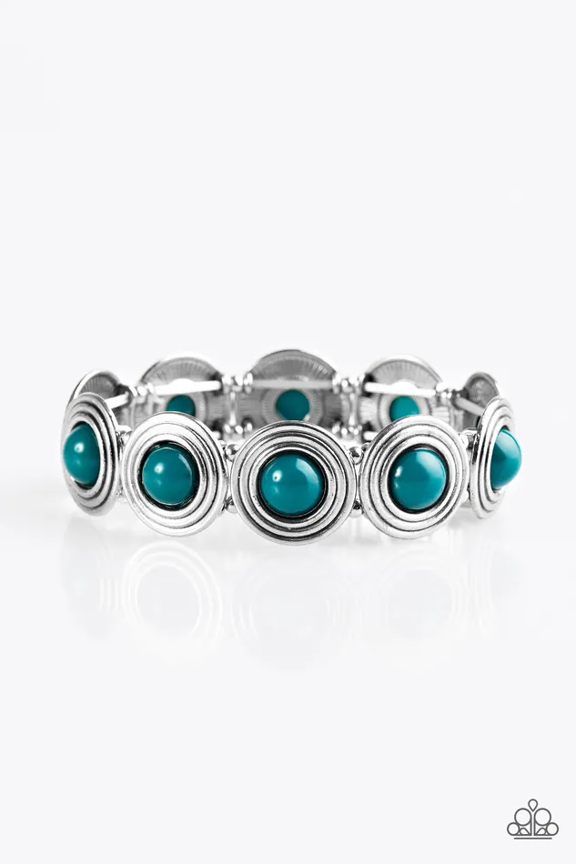 Paparazzi Jewelry Bracelets Paparazzi Bracelet Adventurously Amazon Blue