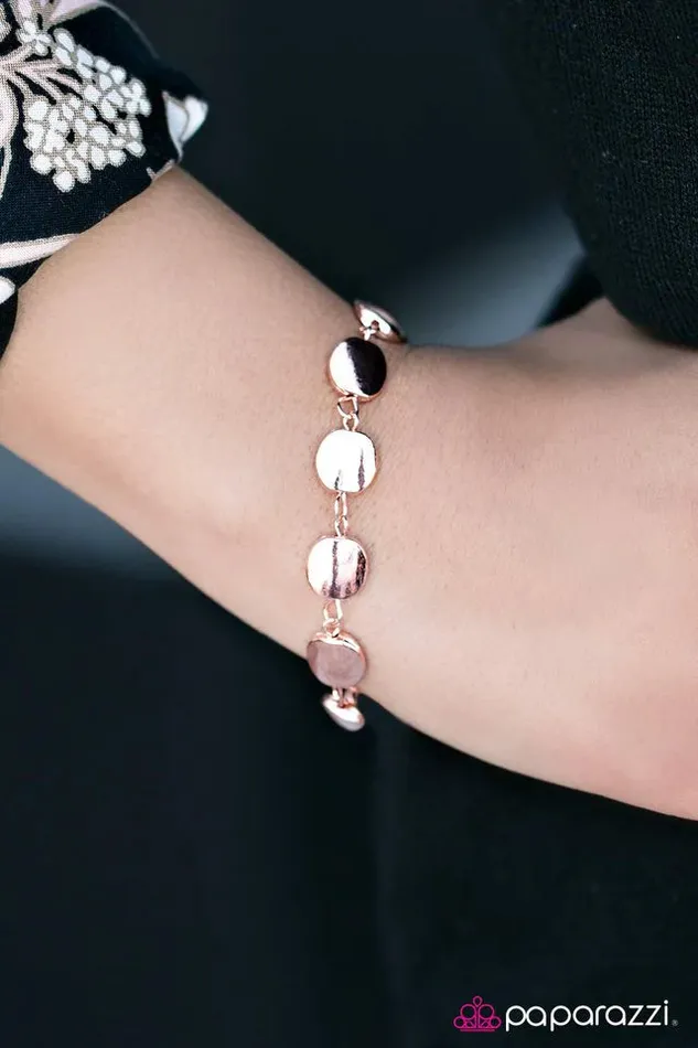 Paparazzi Jewelry Bracelets Paparazzi Bracelet All The BRIGHT Moves Copper