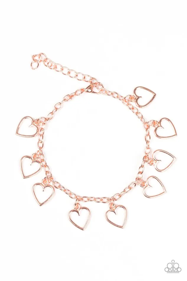 Paparazzi Jewelry Bracelets Paparazzi Bracelet Best Of My Love Copper