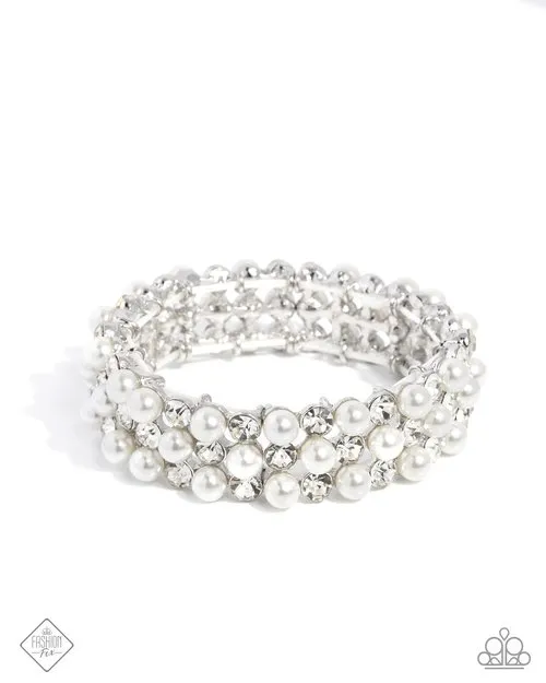 Paparazzi Jewelry Bracelets Paparazzi Bracelet Cosmetic Character White Paparazzi Jewelry Bracelets Paparazzi Bracelet Cosmetic Character White