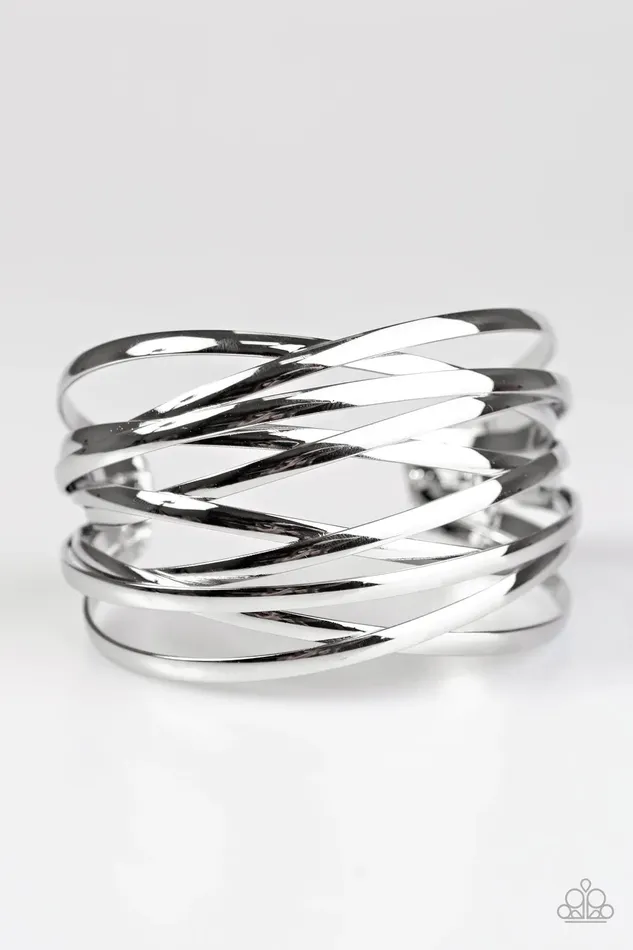 Paparazzi Jewelry Bracelets Paparazzi Bracelet FIERCE Things FIERCE Silver