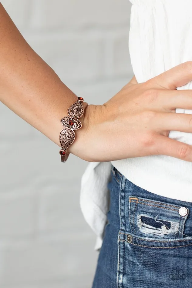 Paparazzi Jewelry Bracelets Paparazzi Bracelet Flourishing Fashion Copper