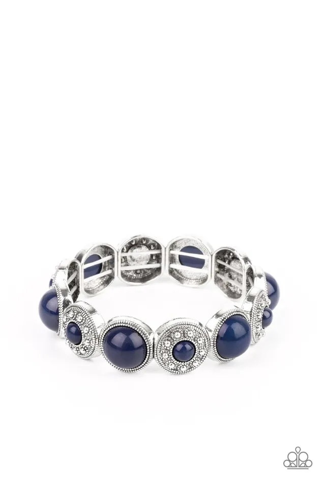 Paparazzi Jewelry Bracelets Paparazzi Bracelet Garden Flair Blue