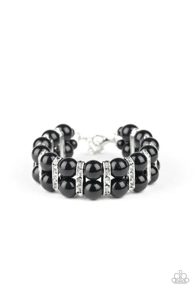 Paparazzi Jewelry Bracelets Paparazzi Bracelet Glowing Glam Black