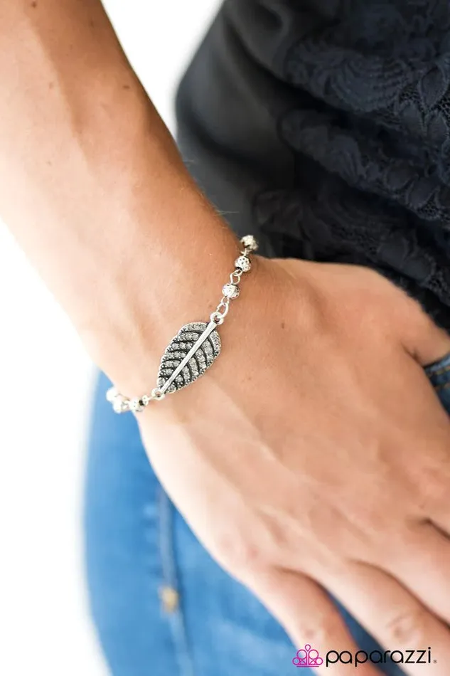 Paparazzi Jewelry Bracelets Paparazzi Bracelet I Believe I Can Fly Silver
