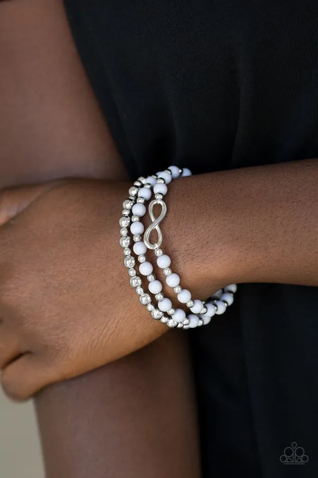 Paparazzi Jewelry Bracelets Paparazzi Bracelet Immeasurably Infinite Silver