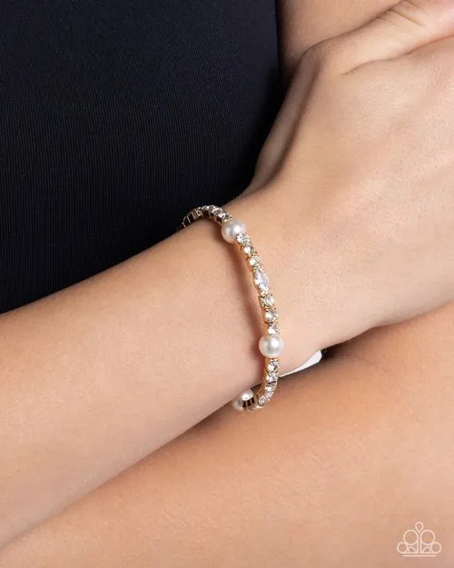 Paparazzi Jewelry Bracelets Paparazzi Bracelet Ladylike Leader Gold