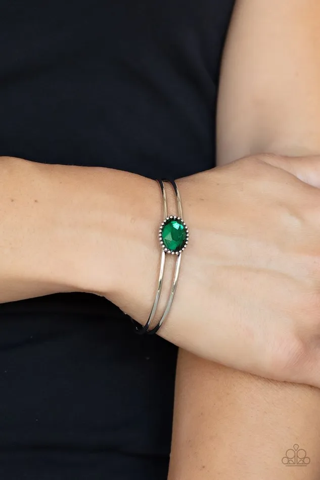 Paparazzi Jewelry Bracelets Paparazzi Bracelet Magnificently Mesmerized Green