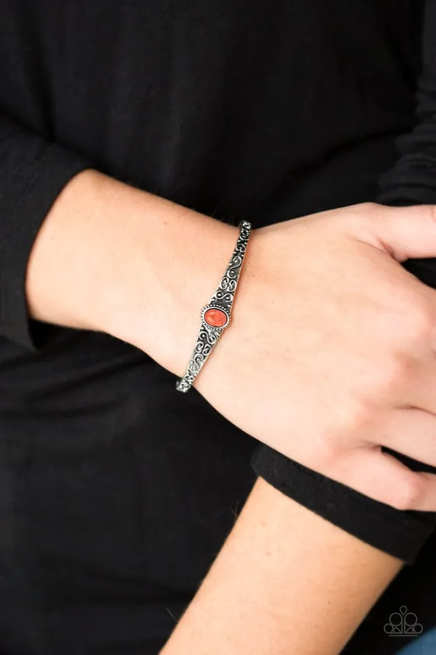 Paparazzi Jewelry Bracelets Paparazzi Bracelet Make Your Own Path Orange