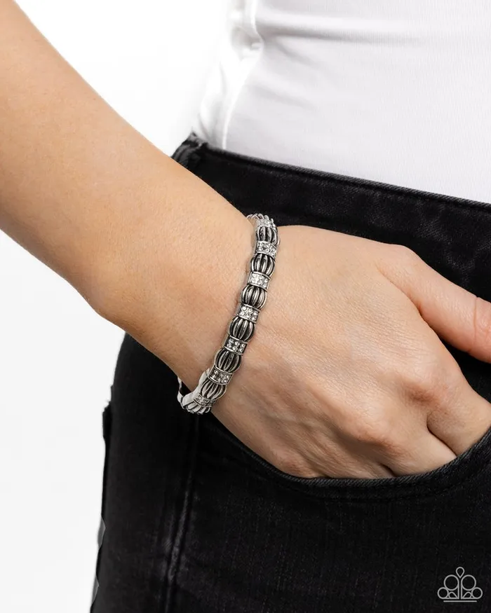 Paparazzi Jewelry Bracelets Paparazzi Bracelet Metro Reverie White