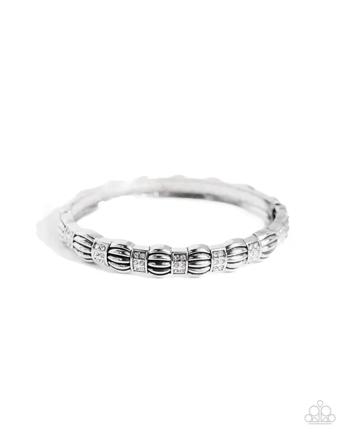 Paparazzi Jewelry Bracelets Paparazzi Bracelet Metro Reverie White Paparazzi Jewelry Bracelets Paparazzi Bracelet Metro Reverie White