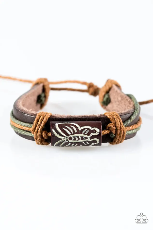 Paparazzi Jewelry Bracelets Paparazzi Bracelet No Fly Zone Brown