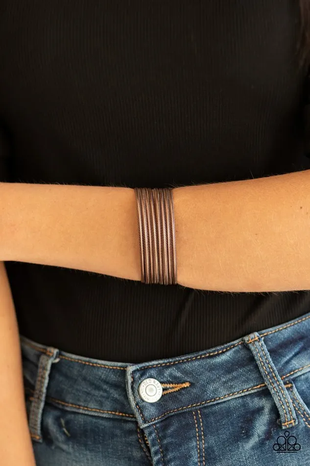 Paparazzi Jewelry Bracelets Paparazzi Bracelet Now Watch Me Stack Copper