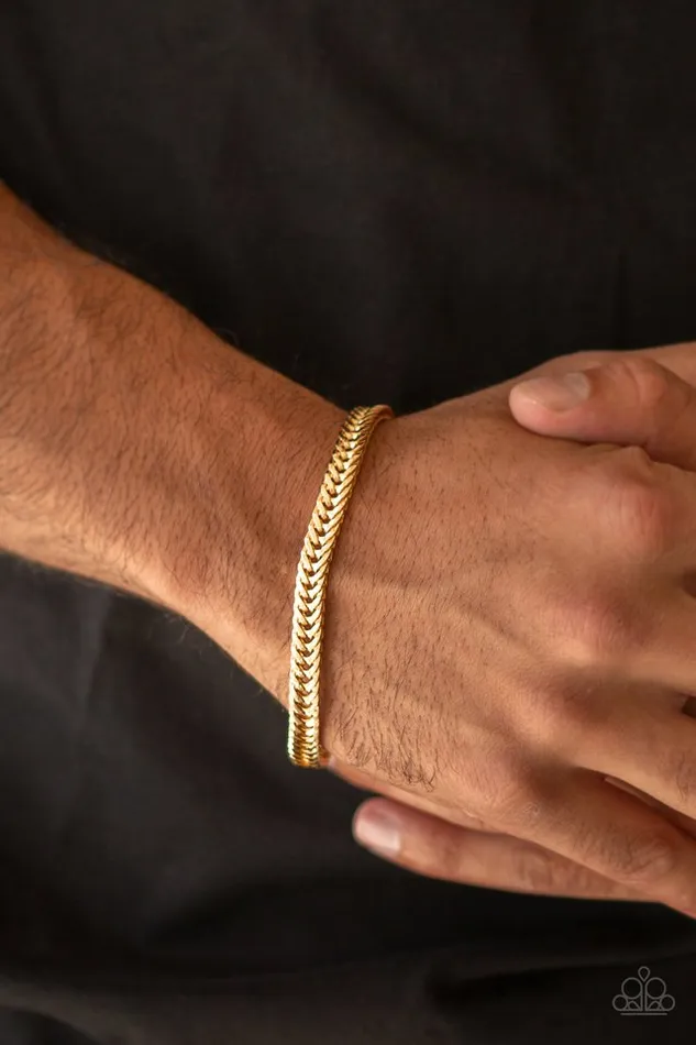 Paparazzi Jewelry Bracelets Paparazzi Bracelet OneTwo Knockout Gold