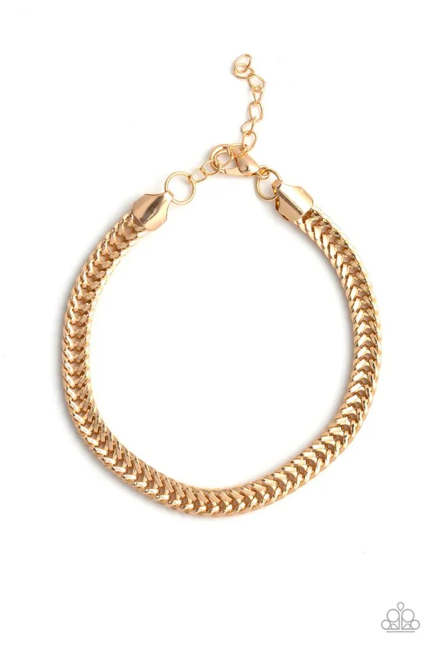 Paparazzi Jewelry Bracelets Paparazzi Bracelet OneTwo Knockout Gold Paparazzi Jewelry Bracelets Paparazzi Bracelet OneTwo Knockout Gold