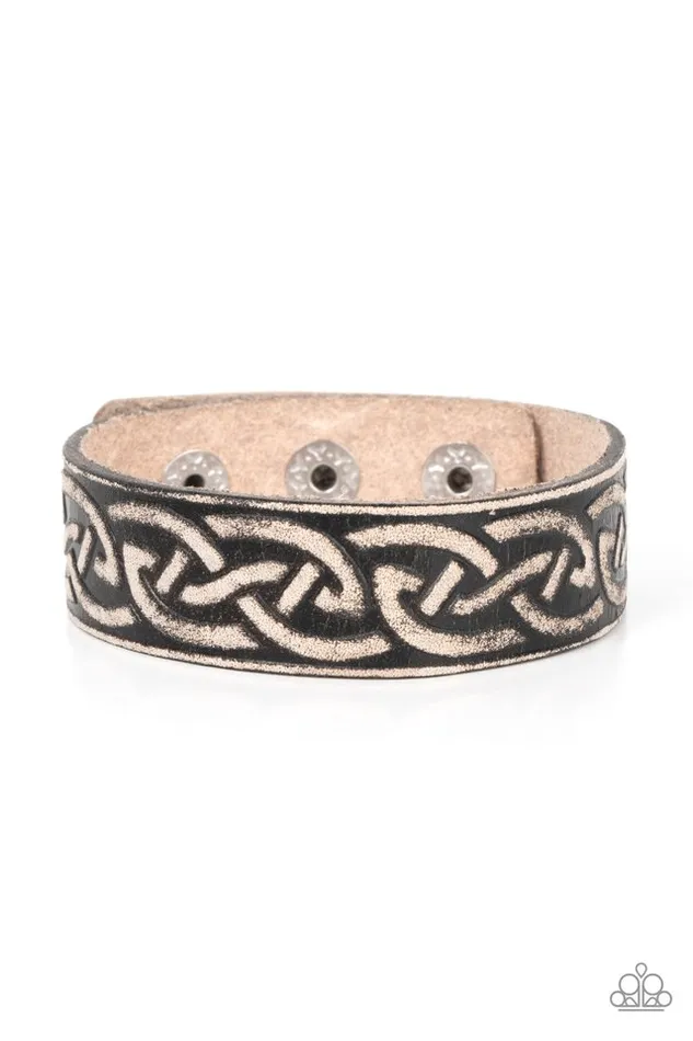 Paparazzi Jewelry Bracelets Paparazzi Bracelet Rebel Runes Black Paparazzi Jewelry Bracelets Paparazzi Bracelet Rebel Runes Black