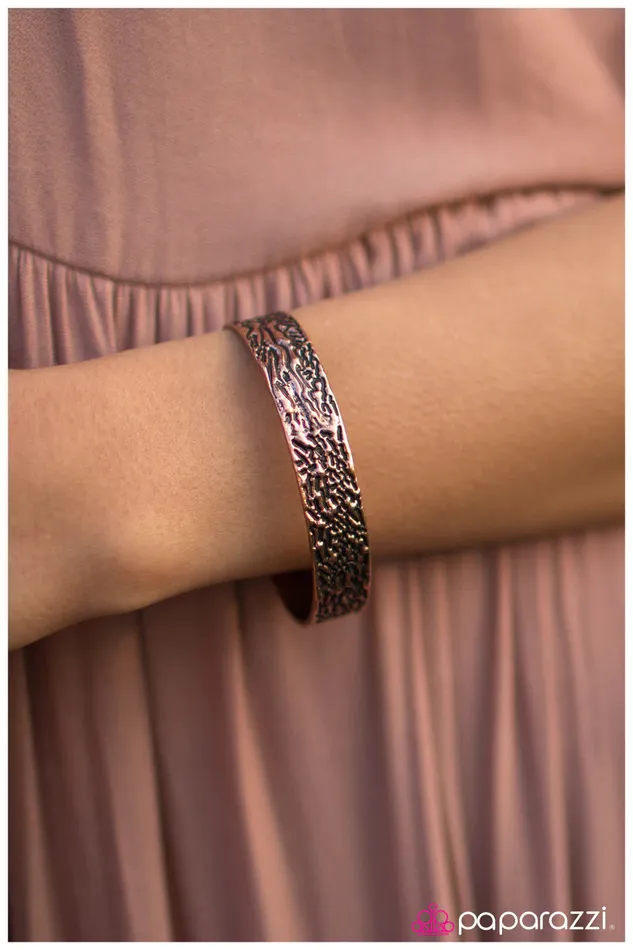 Paparazzi Jewelry Bracelets Paparazzi Bracelet Slim Chance Copper