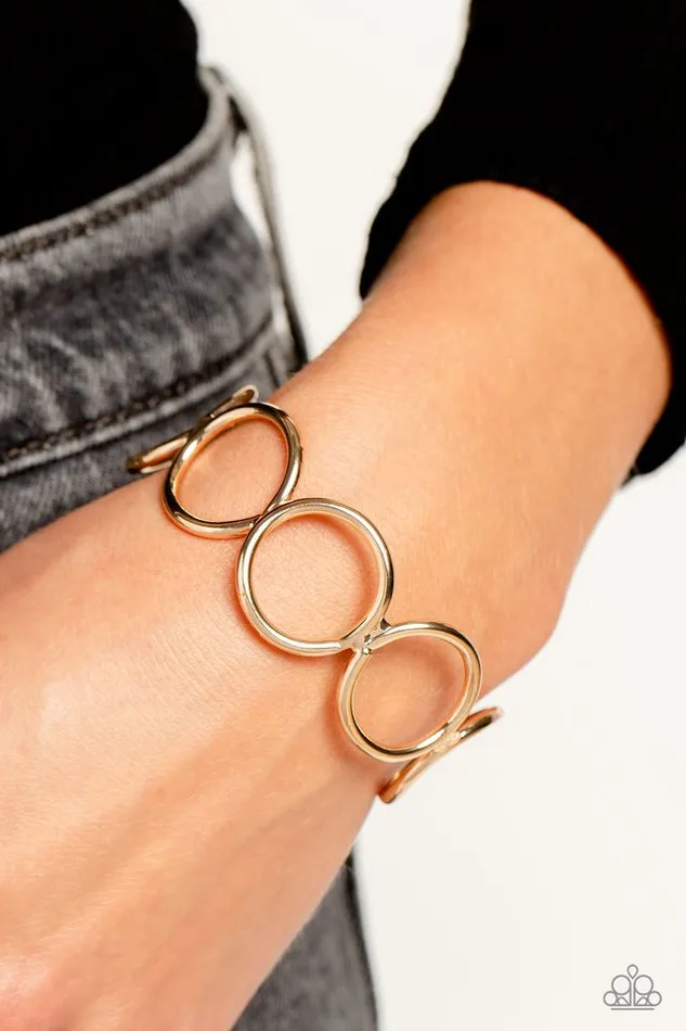 Paparazzi Jewelry Bracelets Paparazzi Bracelet Socialite Sheen Gold