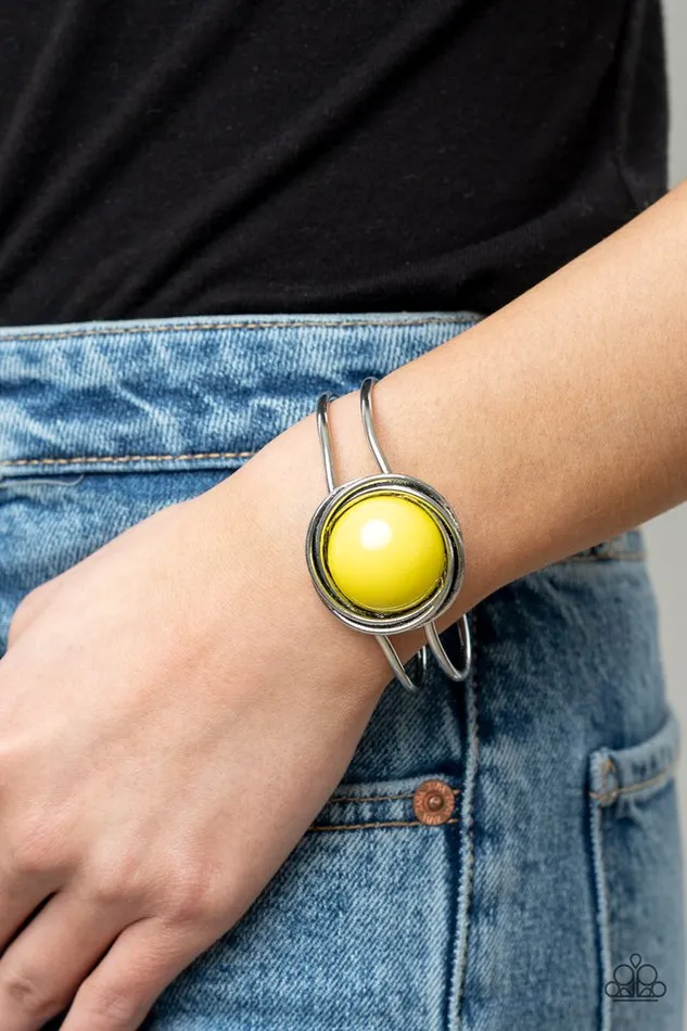 Paparazzi Jewelry Bracelets Paparazzi Bracelet Take It From The POP Yellow