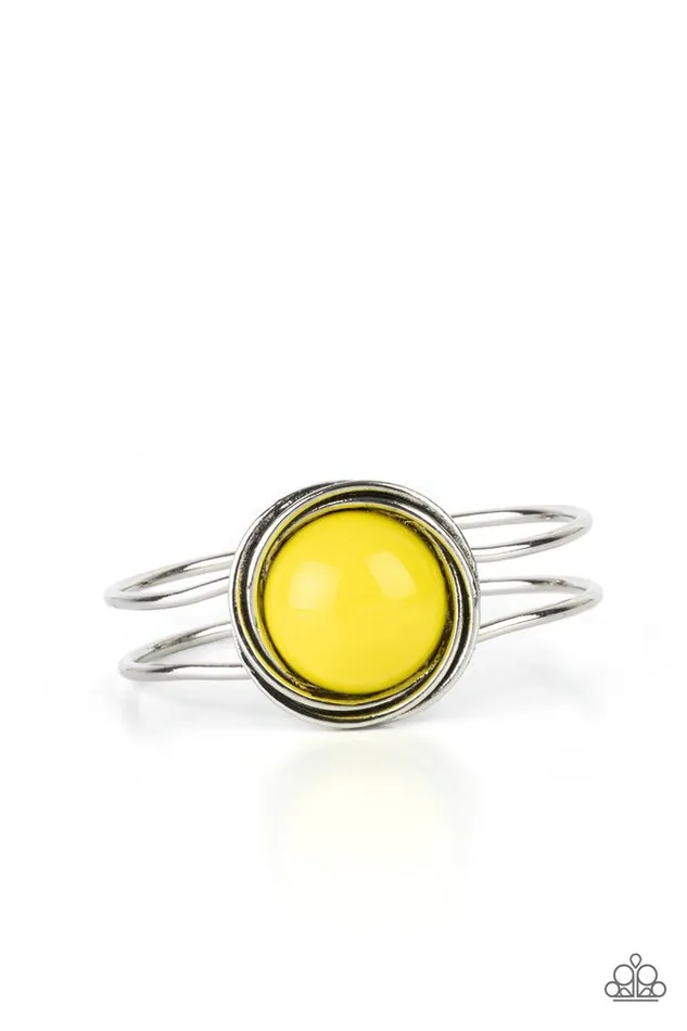 Paparazzi Jewelry Bracelets Paparazzi Bracelet Take It From The POP Yellow Paparazzi Jewelry Bracelets Paparazzi Bracelet Take It From The POP Yellow