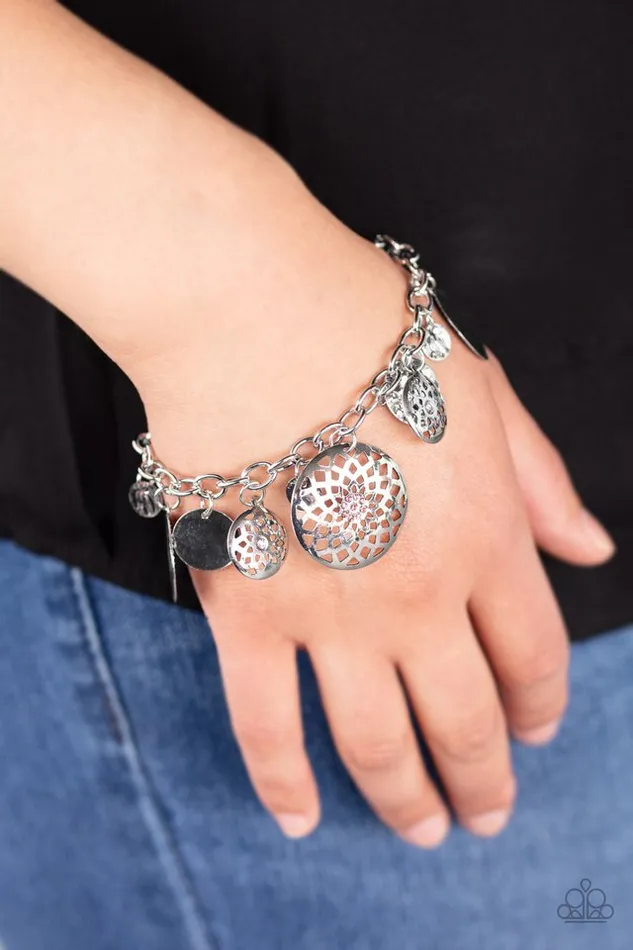 Paparazzi Jewelry Bracelets Paparazzi Bracelet Trinket Tranquility Pink