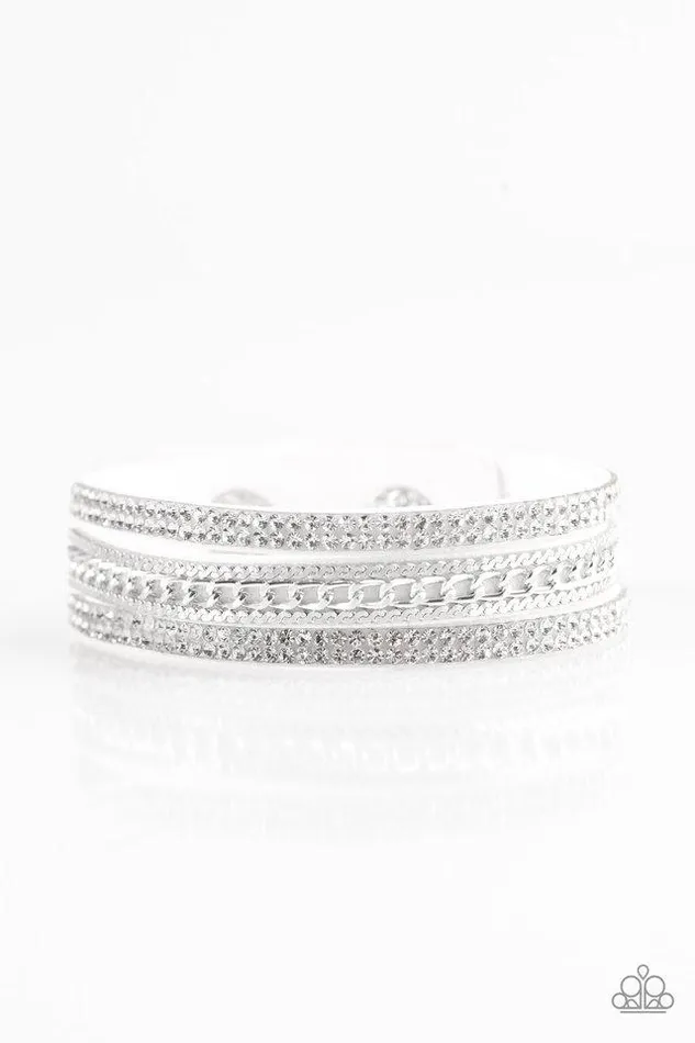 Paparazzi Jewelry Bracelets Paparazzi Bracelet Unstoppable White