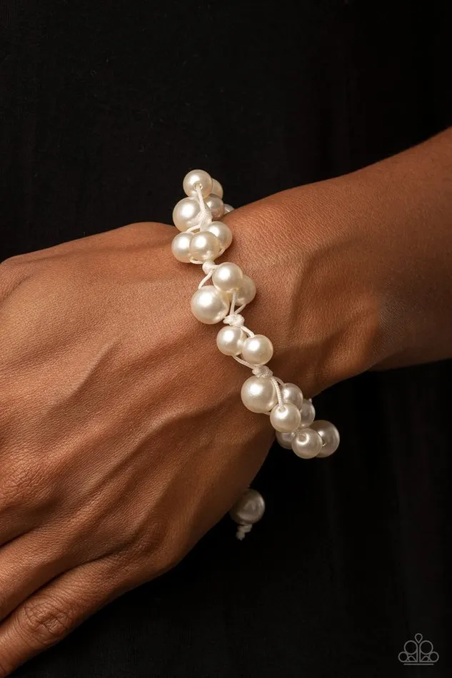 Paparazzi Jewelry Bracelets Paparazzi Bracelet Vintage Versatility White