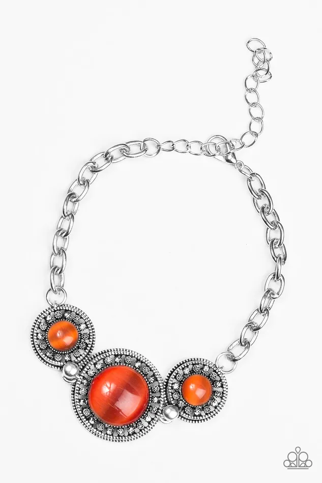 Paparazzi Jewelry Bracelets Paparazzi Bracelet WHEEL Call Orange