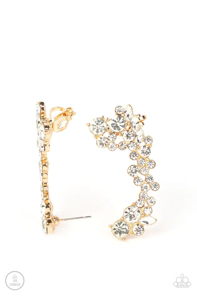 Paparazzi Jewelry Earrings Paparazzi Earring Astronomical Allure Gold