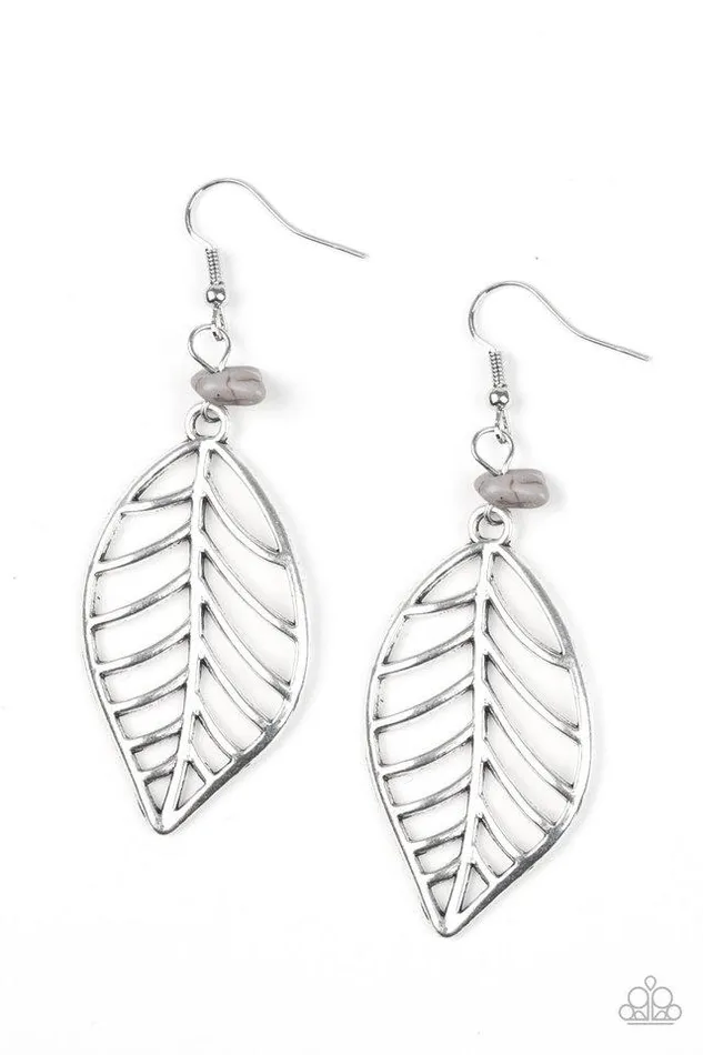 Paparazzi Jewelry Earrings Paparazzi Earring BOUGH Out Silver