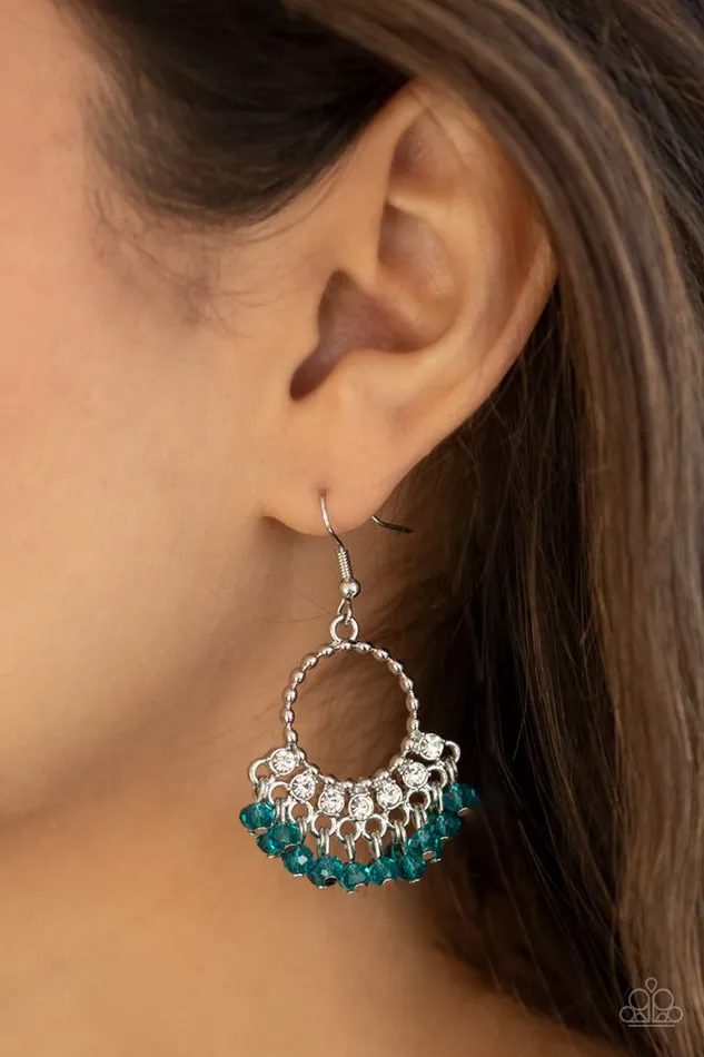 Paparazzi Jewelry Earrings Paparazzi Earring Charmingly Cabaret Blue