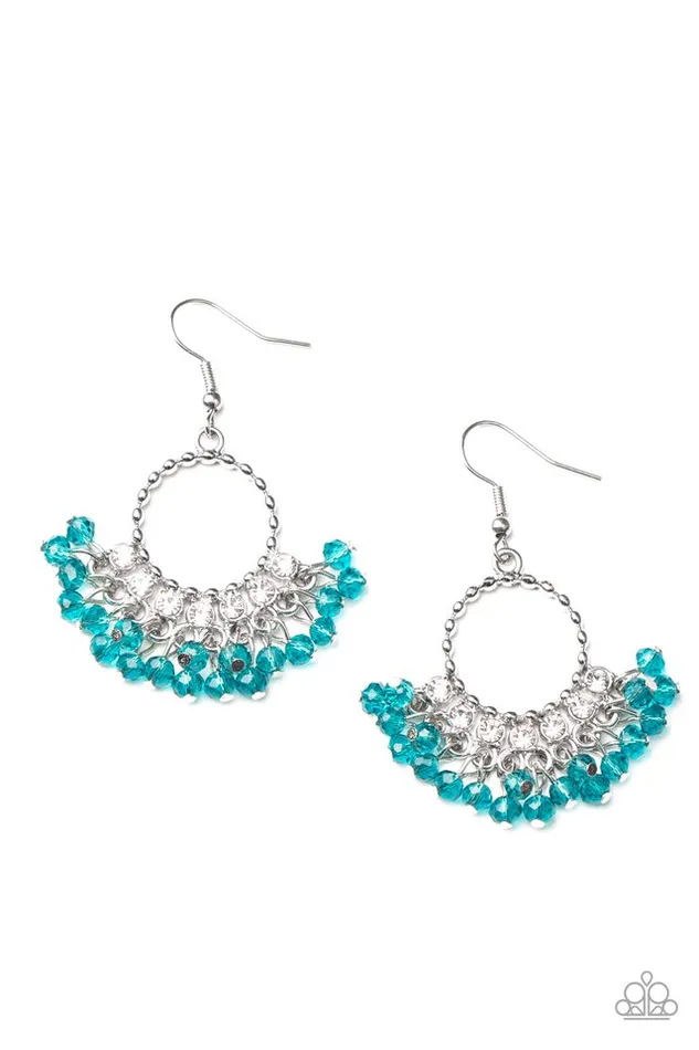 Paparazzi Jewelry Earrings Paparazzi Earring Charmingly Cabaret Blue Paparazzi Jewelry Earrings Paparazzi Earring Charmingly Cabaret Blue