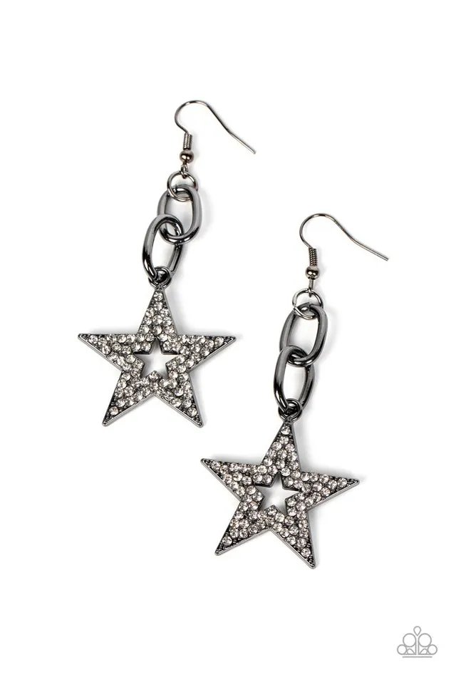 Paparazzi Jewelry Earrings Paparazzi Earring Cosmic Celebrity Black Paparazzi Jewelry Earrings Paparazzi Earring Cosmic Celebrity Black