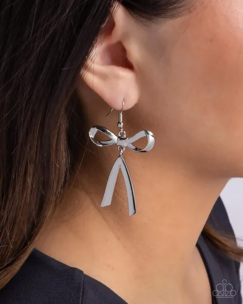 Paparazzi Jewelry Earrings Paparazzi Earring Dapper Delivery Silver