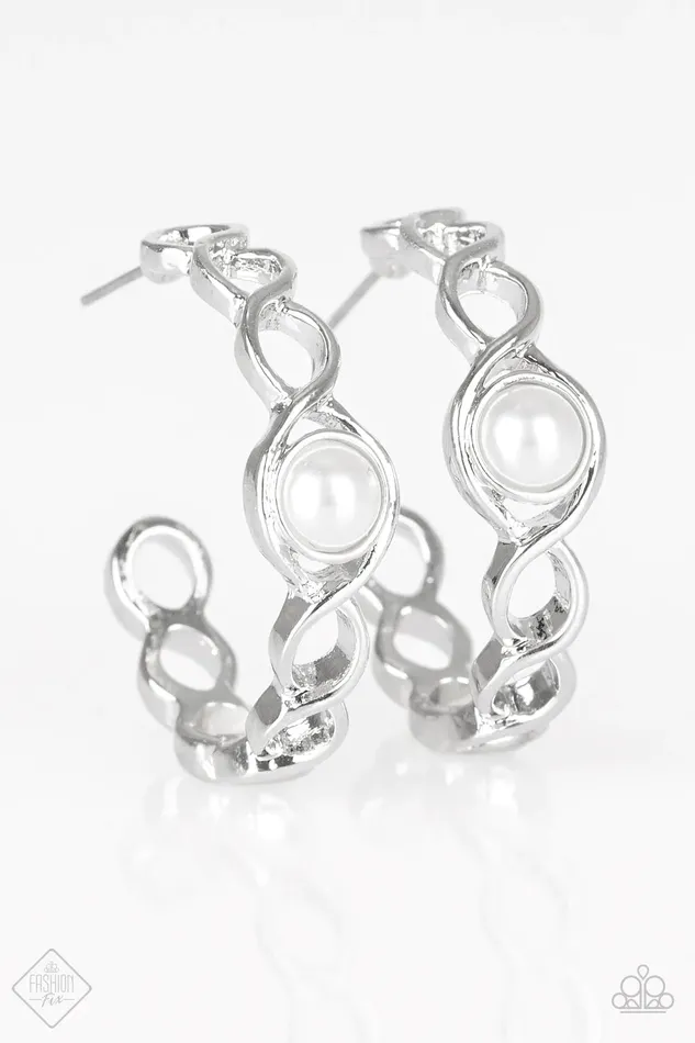 Paparazzi Jewelry Earrings Paparazzi Earring Fine Finery White