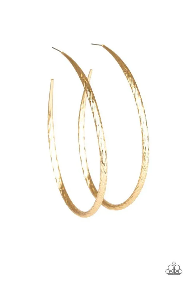 Paparazzi Jewelry Earrings Paparazzi Earring Fleek All Week Gold