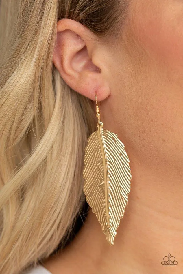 Paparazzi Jewelry Earrings Paparazzi Earring Lookin For A FLIGHT Gold Paparazzi Jewelry Earrings Paparazzi Earring Lookin For A FLIGHT Gold