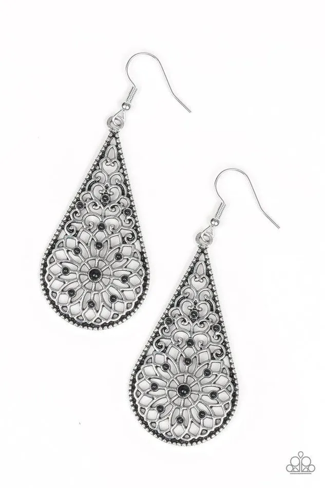 Paparazzi Jewelry Earrings Paparazzi Earring Mandala Makeover Black