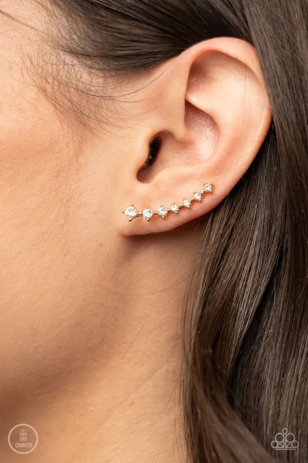 Paparazzi Jewelry Earrings Paparazzi Earring New Age Nebula Gold