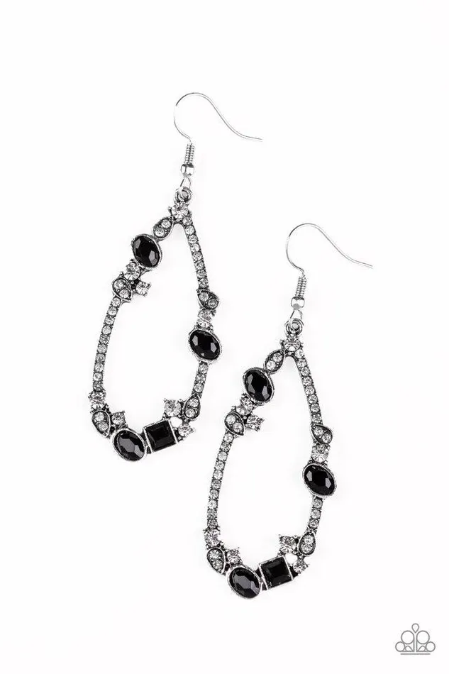 Paparazzi Jewelry Earrings Paparazzi Earring Quite The Collection Black