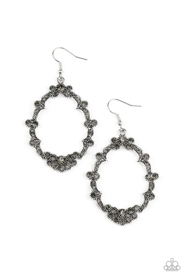 Paparazzi Jewelry Earrings Paparazzi Earring Sparkly Status Silver Paparazzi Jewelry Earrings Paparazzi Earring Sparkly Status Silver