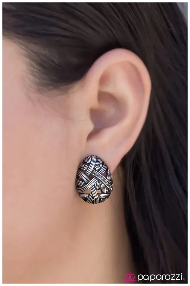 Paparazzi Jewelry Earrings Paparazzi Earring Stole The Show Silver